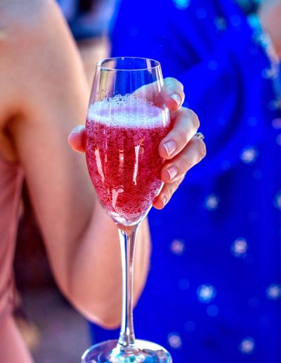 Lady holding a glass of red sparkling wine | Lycona Photography | Durban & Cape Town | Call: +27 83 246 5949