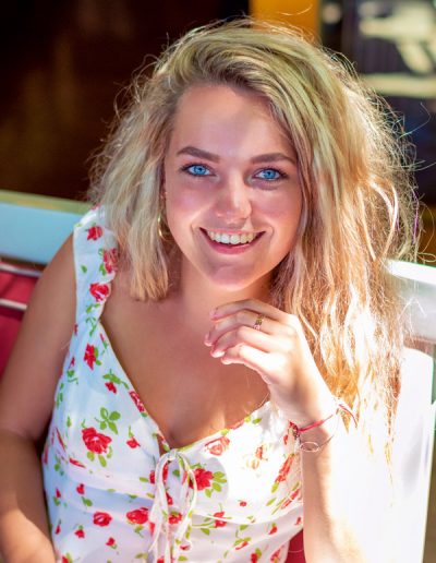 Pretty Blonde Girl smiling - Delaire Graff Wine Estate - Cape Town | Portrait Photography fromLycona Photography | Durban & Cape Town | Call: +27 83 246 5949